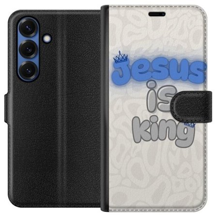 Yhteensopiva Lompakkokotelo Samsung Samsung Galaxy S25+ Jeesus on kuningas