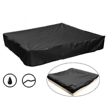 Støvtæt Beskyttelse Sandkasse Cover Vandtæt Sandkasse Pool Cover Populære Varer Sort