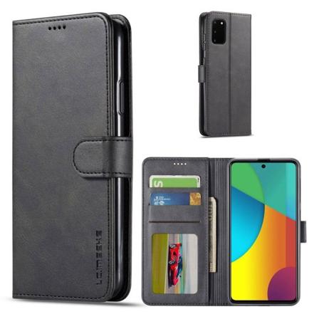 LC.IMEEKE Samsung Galaxy S10 Lite Flip kotelot - Musta Black