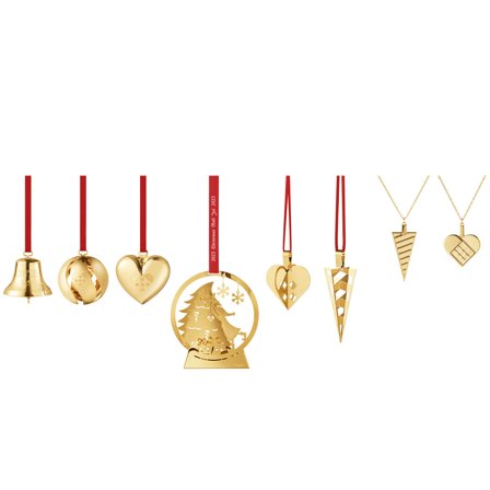 Georg Jensen CC 2025 Gavesett 8 deler, 18K gullbelagt