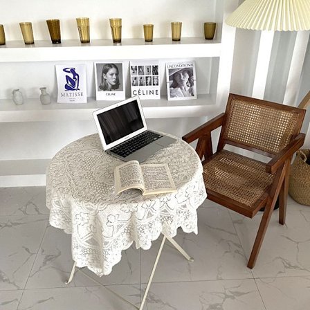 Høy kvalitet sateng duk, vanntett, flekkbestandig, elegant og moderne, fest og bankett 90 x 90