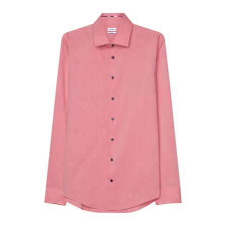 Seidensticker Business Shirt Slim , Rood , Heren , Maat: L
