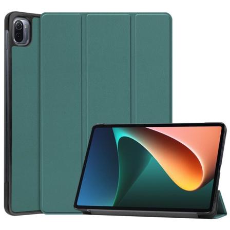 Xiaomi Pad 5 Fodral Med Ett Stativ - Blackish Green Grön
