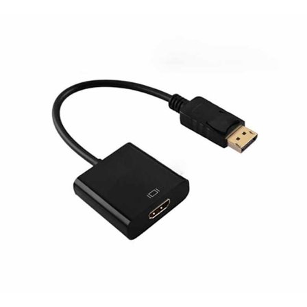 Displayport (hane) till HDMI (hona) Svart Adapter
