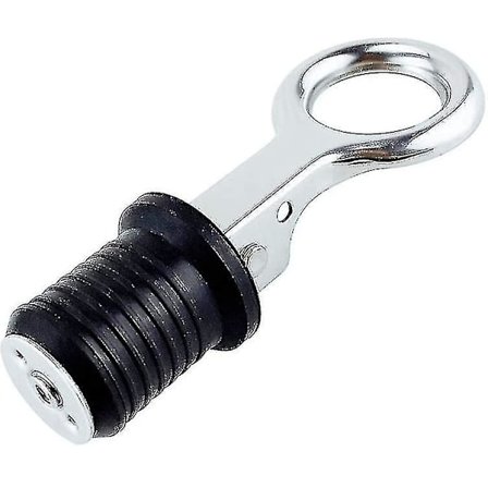 Båtavtappingshette, Justerbar Avtappingshullhette 304 Rustfritt Stål Gummi Avtappingshette Passer Avtappning 1stk