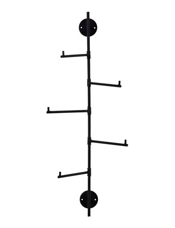 Knagerække, Hdflex, Sort Black House Doctor