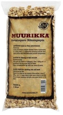Muurikka Savustushake Leppä 2 litraa 330 g
