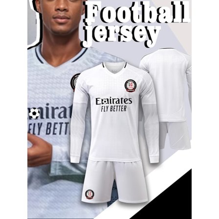 Herr Casual Sport Fotbollsuniform Rund Hals Topp med Trendiga Andningsbara Shorts Bekväm Fotbollsdräkt Set