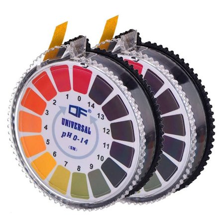 2 ruller PH testpapirstrimmel Rulle PH 0-14 Testpapir 2 RULLER 2