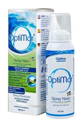 Optimar Spray Naso Aloe E Camomilla 100ml