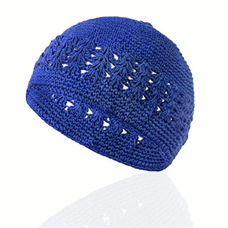 Enkel Farge Håndlaget Heklet Lue For Kvinner Menn Vinter Hold Varm Strikkeluer