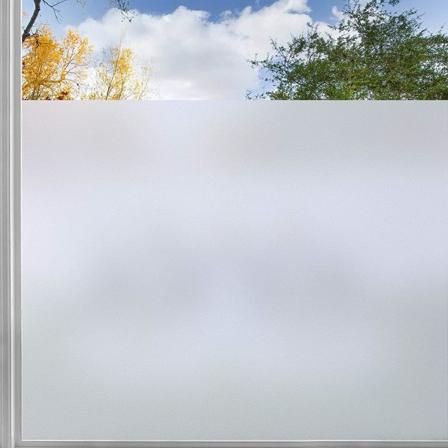 (20x200cm) Elektrostaattinen pimennysikkunafilm UV-suojalla, liimaamaton, uudelleenkäytettävä, antistaattinen, huurrettu