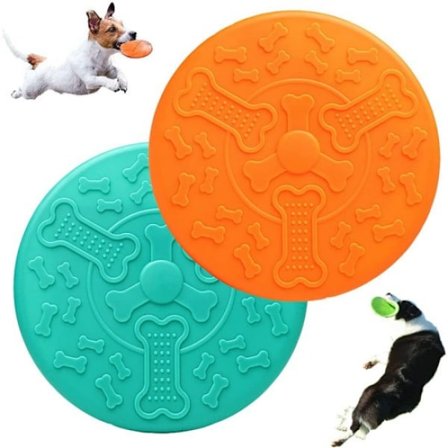 2-pack frisbee hund leksak, hund frisbee, hund leksaker