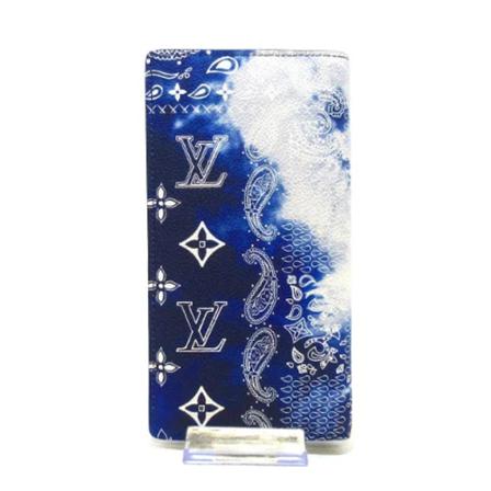 Louis Vuitton Vintage, Pre-owned Leather wallets Blauw, Dames, Maat:ONE Size