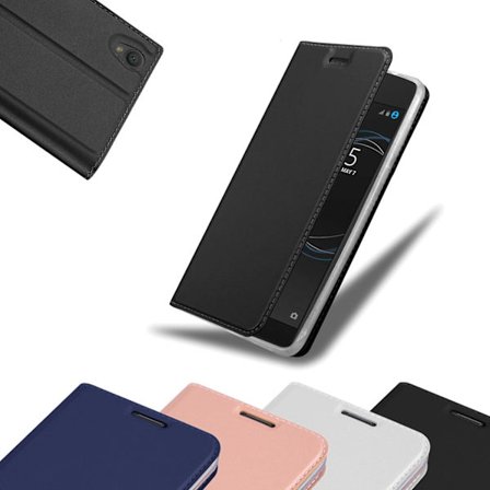 Sony Xperia L1 Cover Case Case - Matt finish med kortplats