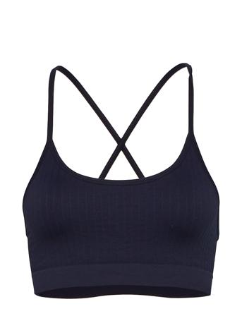 Seamless Bra Top Lingerie Bras & Tops Sports Bras - ALL Blå Filippa K Soft Sport