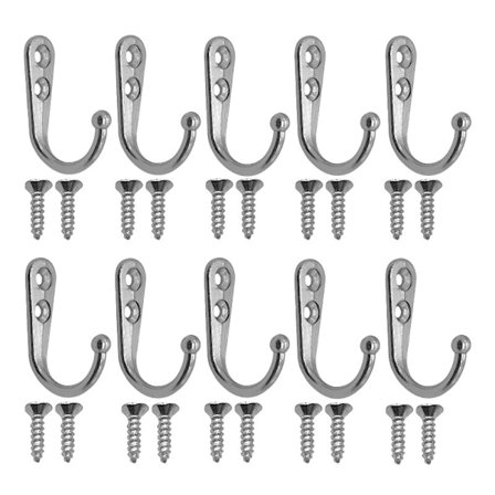 10 stk Kleshengere Kroker - Veggmontert Kleshenger Vintage-Retro