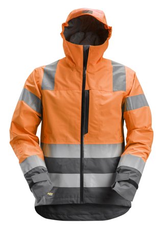 Snickers Workwear 1330 AllroundWork Shelljakke Bemærk, orange Hi-Vis, Orange, Tøj