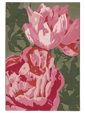 Indoor/Outdoor Rug Washable Rosabel - Pink/Green 160X230