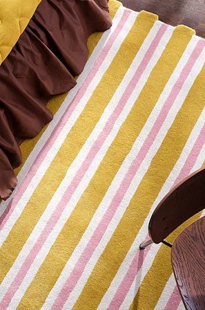 Jotex - Wollteppich Wolle Gestreift HILLE - Kaufen Wollteppiche bei Jotex