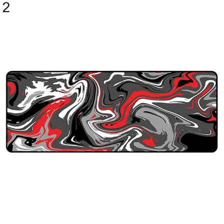 GOJOY Musmatta Förtjockad Halkfri Stor Abstrakt Konst Matta Spelmusmatta Bordsmatta För Dator