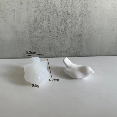 Silikoneform DIY stearinlys Gipsform BIRD B BIRD B