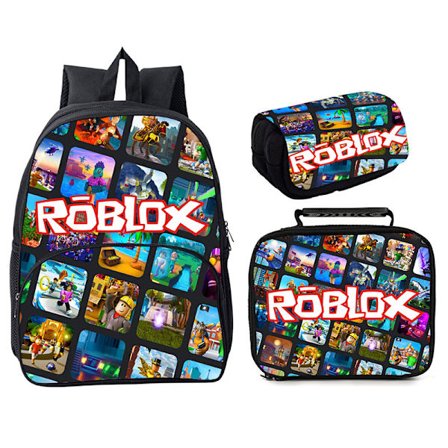Roblox 3-delad Roblox 16" rund väska Style 3