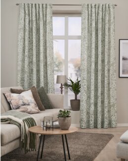 Multibandslängd Fia jacquardvävdt blommönster 2-pack - Linea