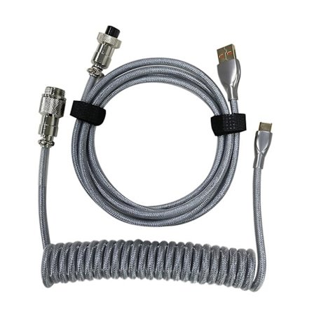 Mekanisk Tastaturkabel Spiralformet Usb C-kabel For Spilltastatur Mekanisk