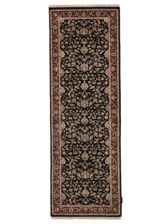 Sarouk American Rug Oriental Runner Black/Brown (Wool, India)
