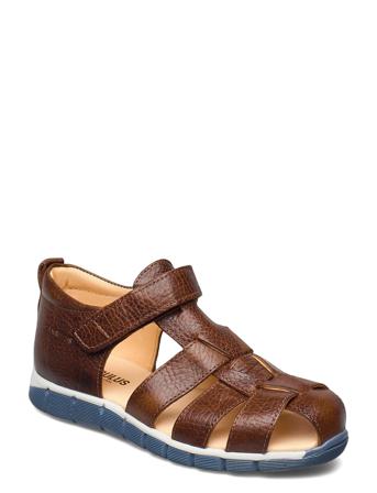 Sandals - Flat - Closed Toe - Shoes Summer Shoes Sandals Brun ANGULUS