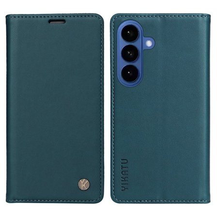 YIKATU Mobilskal till Samsung Galaxy S26/S26 Pro KonstLäder - Grön