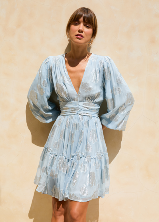 MISSMAYA - Noor Dress Starlight Lurex - S