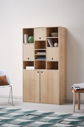 Jotex - Skap Ash/natural - ÄLVSTRAND - Kjøp Skap & Vitrineskap hos Jotex