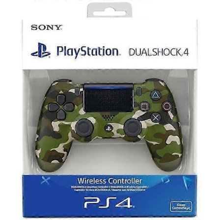 Playstation Til PS4 DualShock 4 V2 Trådløs Controller Kontroller - Camouflage Grøn