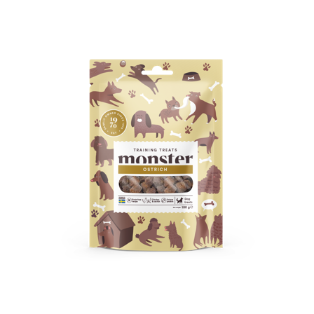 Monster Pet Food - Hundetreningsgodbiter struts 100 g - Hund - Hundegodbiter & tyggebein - Tyggeruller & tyggepinner - ZOO.no