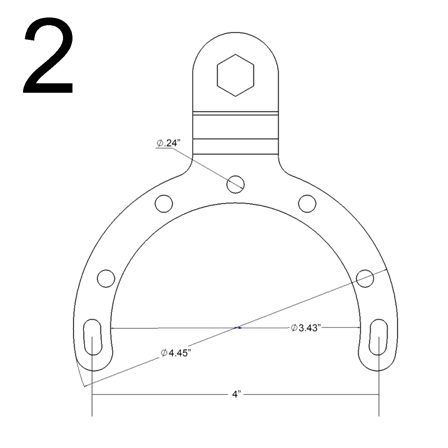 Brandstoftank Basis RAM Mounts