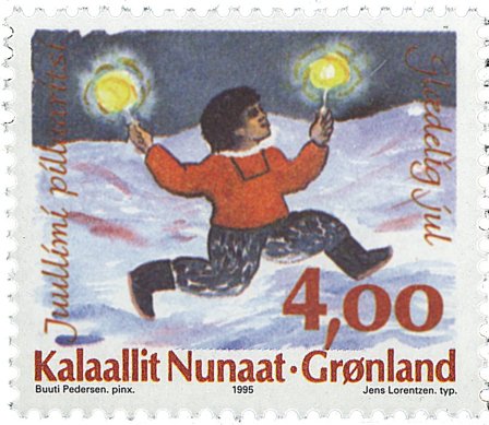 Grønland - Jule-frimærke 1995 - AFA 281 - Postfrisk
