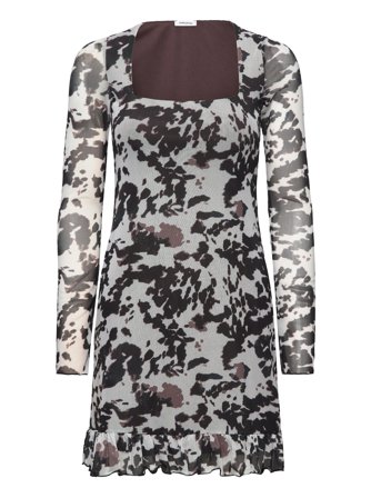 Bubbleroom | Short Mesh Frill Dress | M x 93