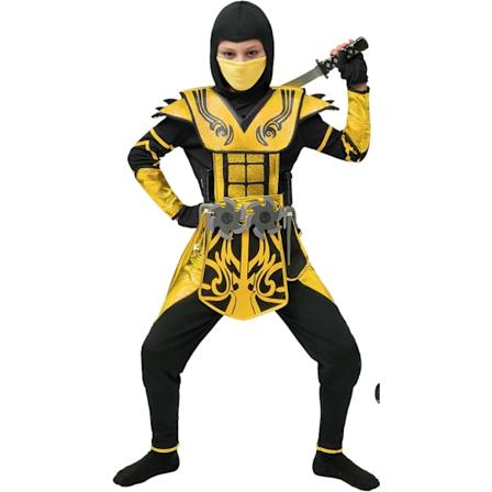 Ninjafest, kulta, ninjafest, ninjakostyymi, pojat, halloween-asu, ninja, ninjafest, joulujuhla Parent