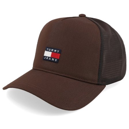Tommy Hilfiger - Braun trucker Cap - Heritage Cap Rich Brown A-Frame Trucker @ Hatstore