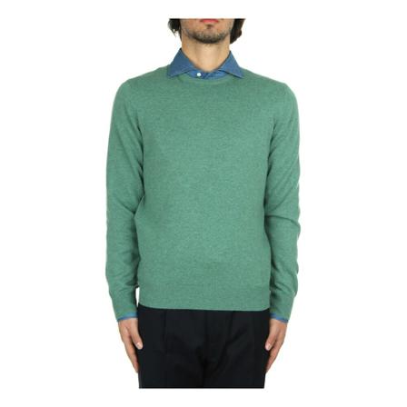 Barba Round-neck Strik Grøn, Herre Strik, Størrelse: 4XL