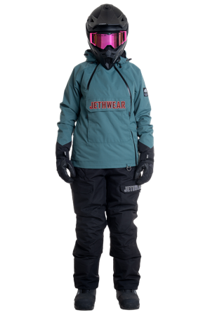 Jethwear Flight 40g Skoterjacka Burst Mörk smaragdgrön XS