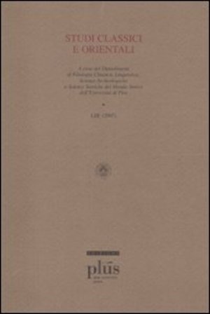 Studi classici e orientali (2007). Vol. 53 NA