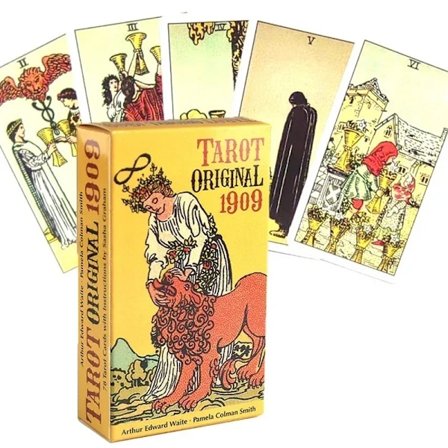 The Tarot Original 1909 Tarot -kortit 78 kortin oraakkelipaketti aloittelijoille Englanninkielinen klassinen ennustusversio korttipeli
