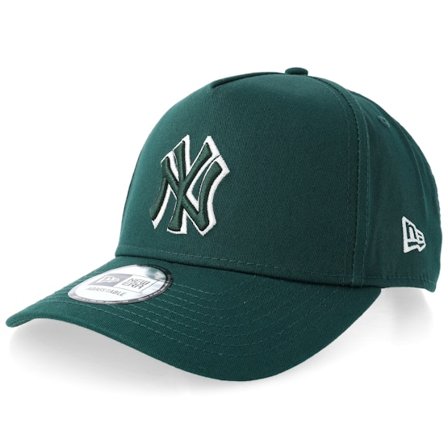 New Era - MLB Verde adjustable Boné - New York Yankees Team Outline E-frame Dark Green Adjustable @ Hatstore