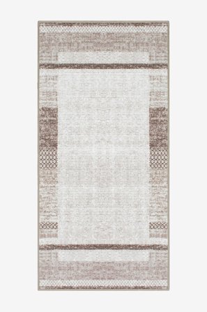 KM Home - Gummibelagd matta Trendy - Natur - Slätvävda mattor - 160X230 - Från Homeroom