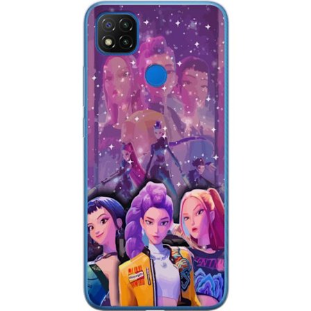 Yhteensopiva Puhelinkuori Xiaomi Redmi 9C Kpop Demon Metsästäjät Zoey Mira Aya Etulinjan Tähdet Yhdistynyt Taikuus