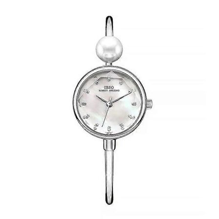 Elegant Sølv Dameur Luksus Diamant Hånd Ur Kvinde Vandtæt Berømt Mærke Mode Dame Armbåndsur