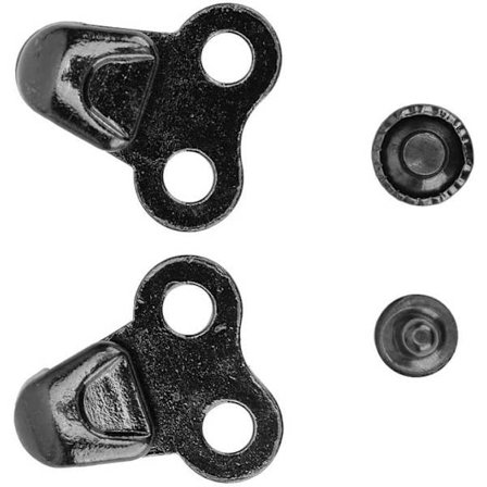 2 Par Legerings Skokroker med Nagler for Tursko